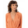 Lurex knit loungewear set COCO Apricot