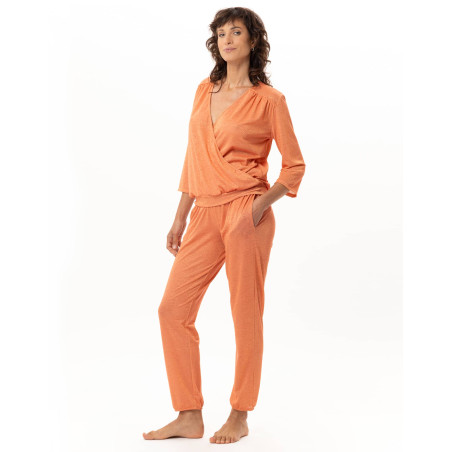 Ensemble homewear en maille lurex COCO | Le Chat