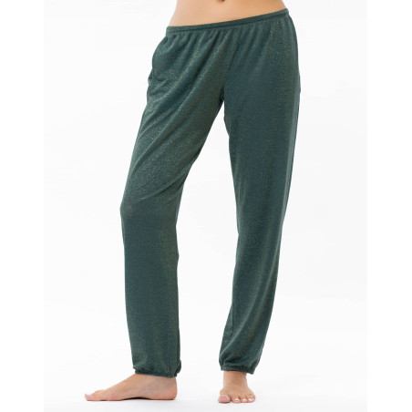 Lurex knit loungewear set COCO Kaki | Le Chat