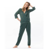 Lurex knit loungewear set COCO Kaki