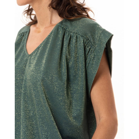 Tee-shirt COCO en maille lurex | Le Chat