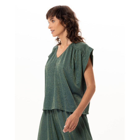 Tee-shirt COCO en maille lurex | Le Chat