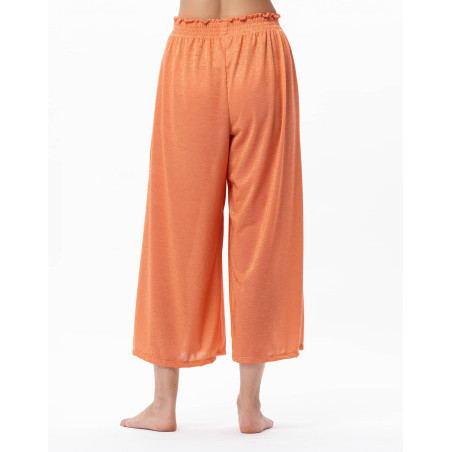 Pantalon en maille lurex COCO Abricot | Le Chat