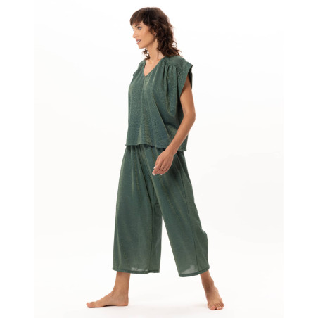 Lurex Knit Trousers COCO | Le Chat