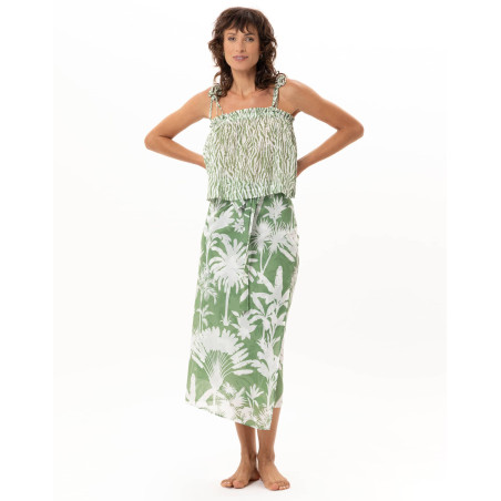 Cotton Voile Top BRONZETTE | Le Chat