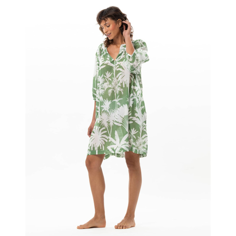 Kaftan en coton BRONZETTE | Le Chat