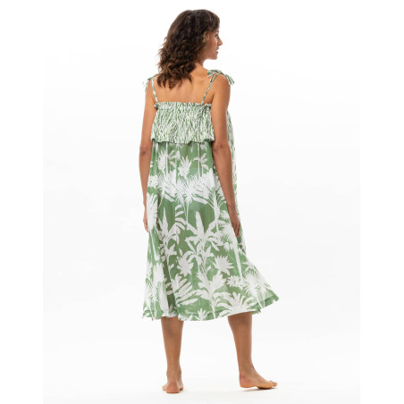 Cotton Voile Dress BRONZETTE | Le Chat