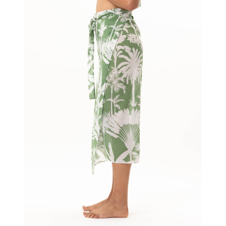 Cotton voile pareo BRONZETTE Zebra | Le Chat