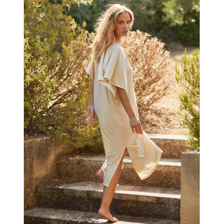 Modal Dress NINA Vanilla | Le Chat