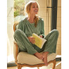 Ensemble homewear en velours RELAX Kaki