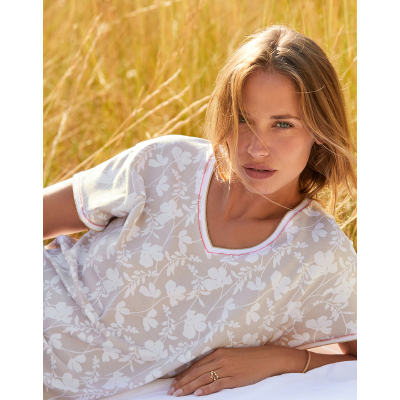 Modal Cotton Nightdress SIESTA | Le Chat