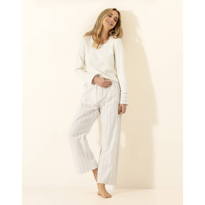 Cotton pyjamas ASTREE Ecru