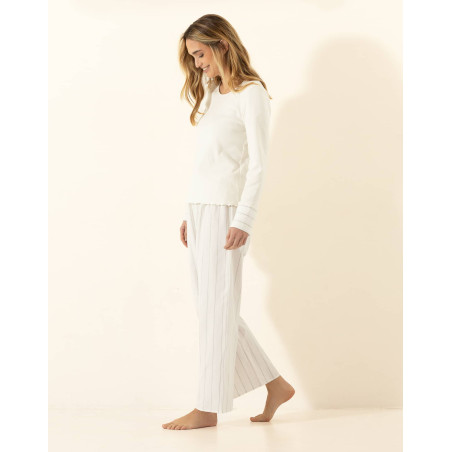 Cotton pyjamas ASTREE Ecru