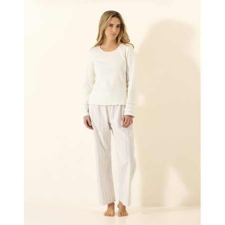Cotton pyjamas ASTREE Ecru