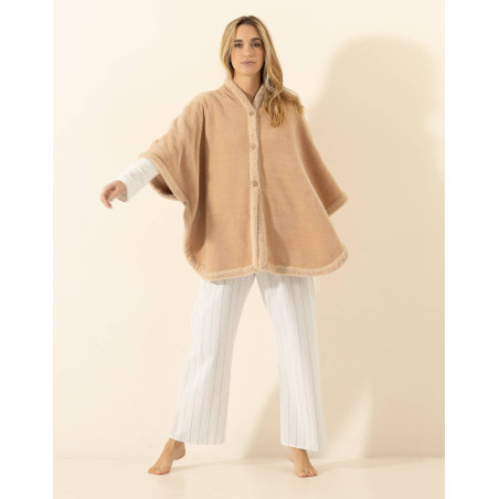 Poncho ASTREE 370 Beige | Le Chat