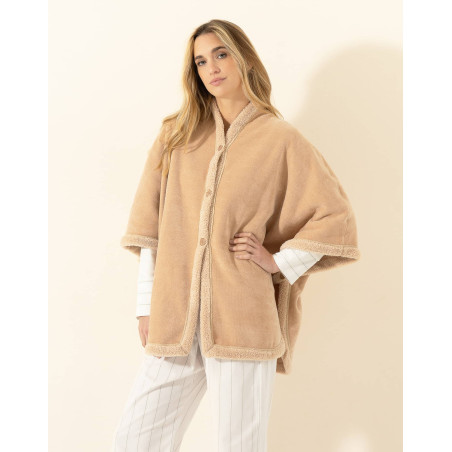 Poncho ASTREE 370 Beige | Le Chat