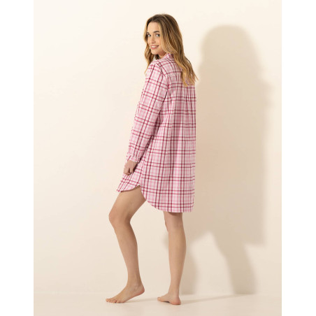 Chemise de nuit en coton AUBE 305 Multico | Le Chat