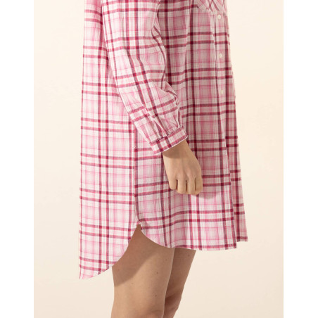 Cotton nightdress AUBE 305 Multicolour | Le Chat