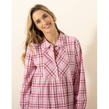 Cotton nightdress AUBE 305 Multicolour | Le Chat