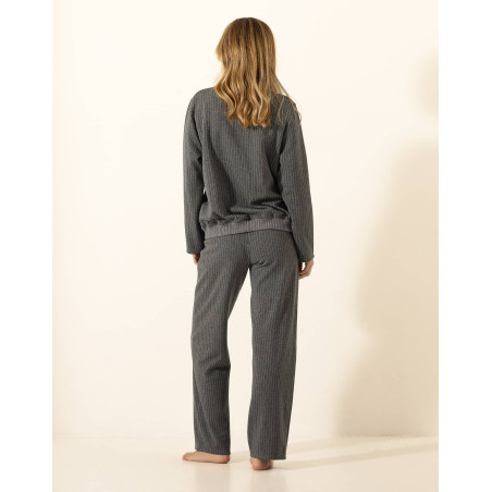 Ensemble Sweat en viscose CLARA 322 Gris Chine | Le Chat