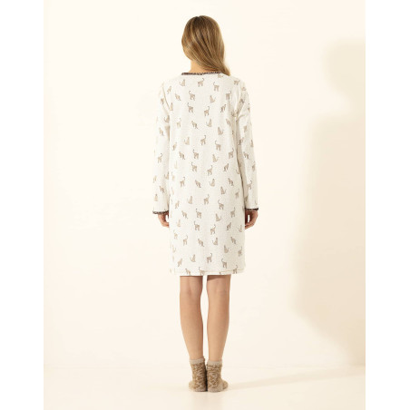 Chemise de nuit en coton FAIRY 301 Multico | Le Chat