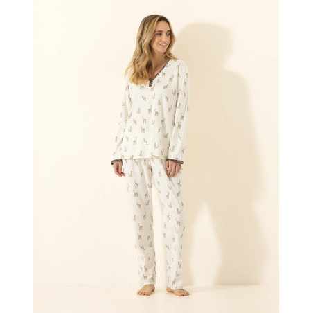 Pyjama en coton FAIRY 302 Multico | Le Chat