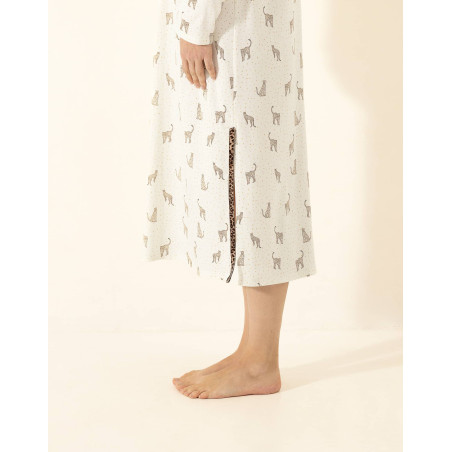 Chemise de nuit en coton FAIRY 311 Multico | Le Chat