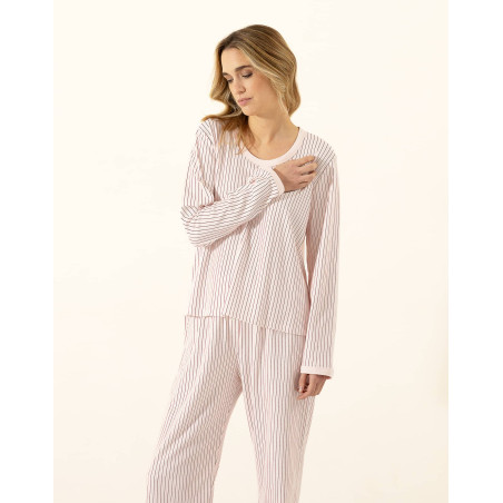 Pyjama en coton HOLY 302 Bois De Rose | Le Chat