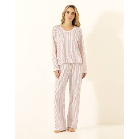 Pyjama en coton HOLY 302 Bois De Rose | Le Chat