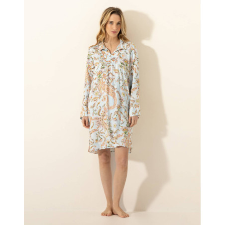 Viscose nightdress INDIAN SONG Multicolour
