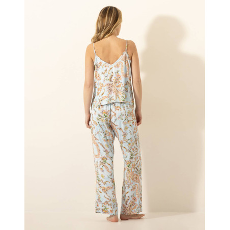 Pyjama en viscose INDIAN SONG Multico
