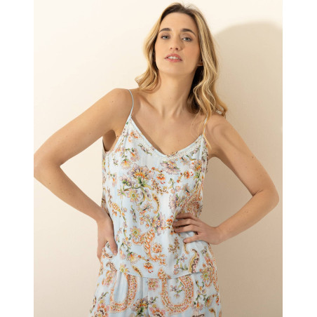 Viscose pyjamas INDIAN SONG Multicolour