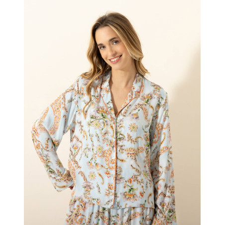 Viscose pyjamas INDIAN SONG Multicolour