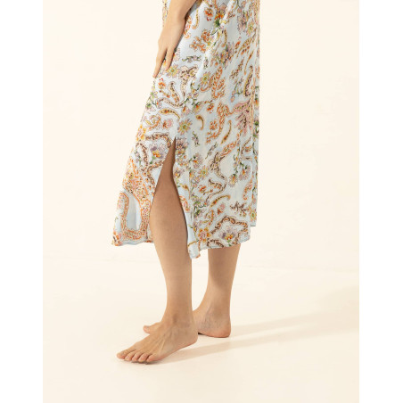 Nuisette longue en viscose INDIAN SONG Multico