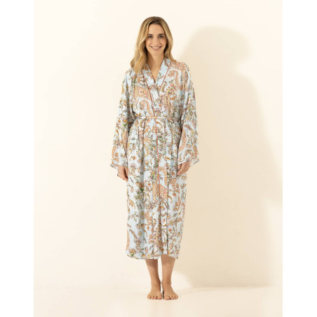 Kimono en viscose INDIAN SONG Multico