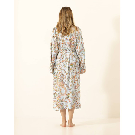 Kimono en viscose INDIAN SONG Multico