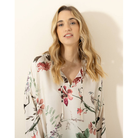 Chemise de nuit en viscose JAPANDI 301 Multico | Le Chat