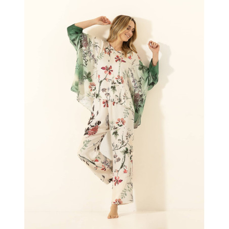Pyjama en viscose JAPANDI 302 Multico | Le Chat