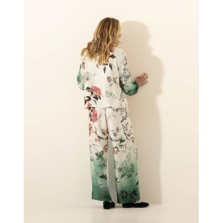 Pyjama en viscose JAPANDI 306 Multico | Le Chat