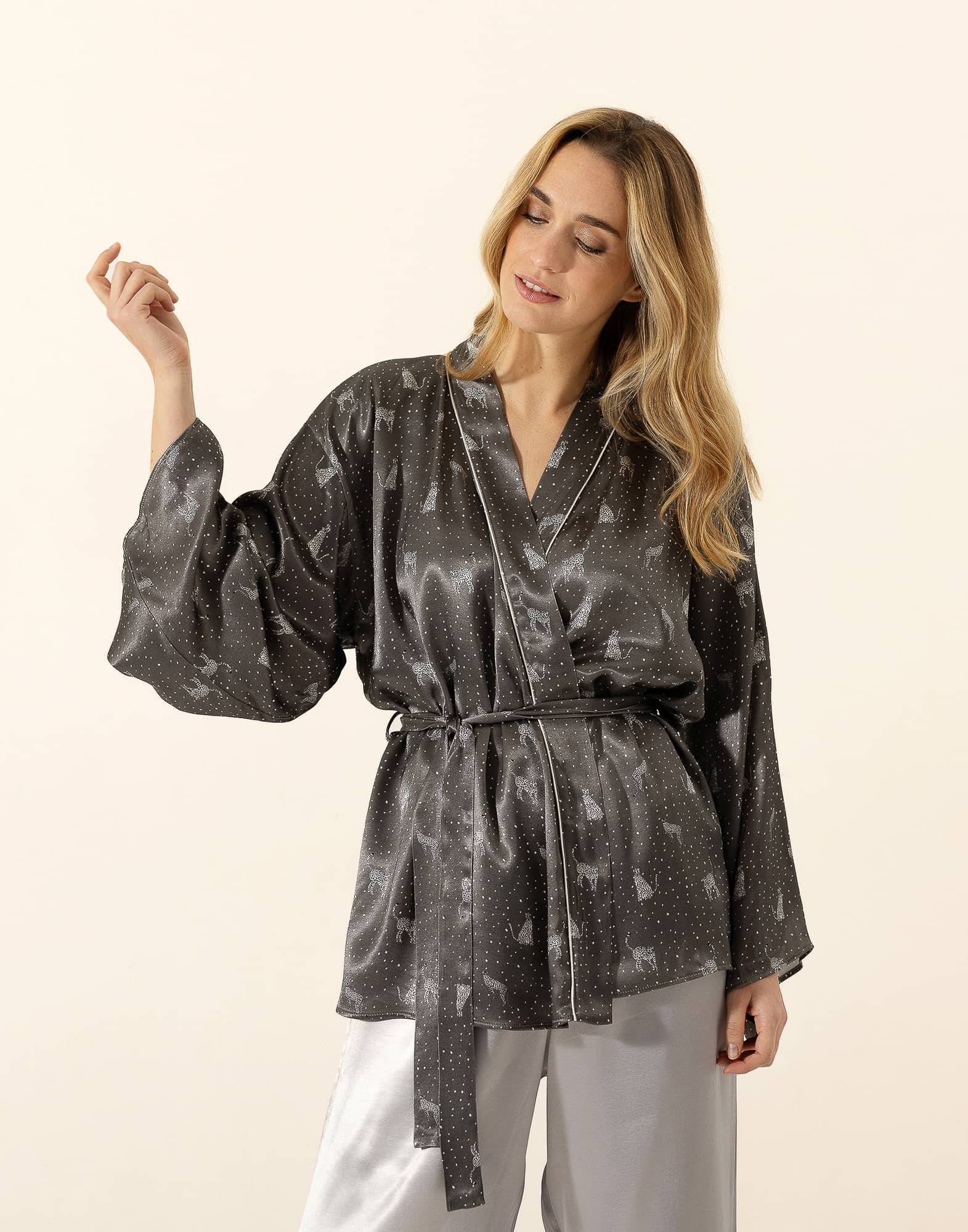 Viscose loungewear set NOE 326 Multicolour | Le Chat