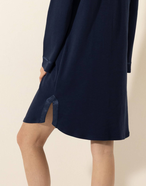 Cotton nightdress PHILO Navy