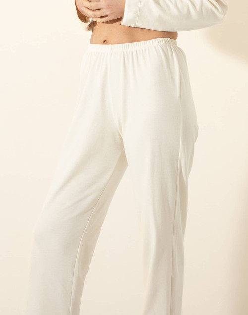 Button-up cotton pyjamas PHILO Ecru