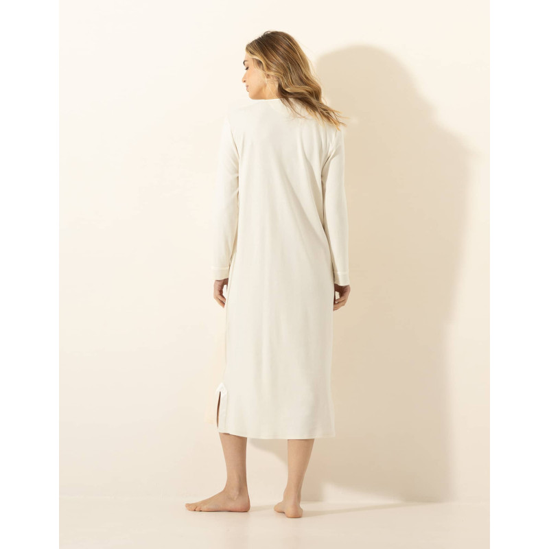 Viscose nightdress PHILO 311 Ecru | Le Chat