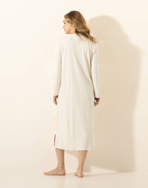 Chemise de nuit en viscose PHILO 311 Ecru | Le Chat