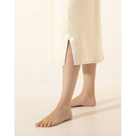 Viscose nightdress PHILO 311 Ecru | Le Chat