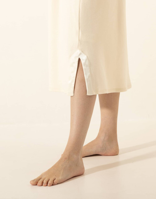 Cotton nightdress PHILO Ecru