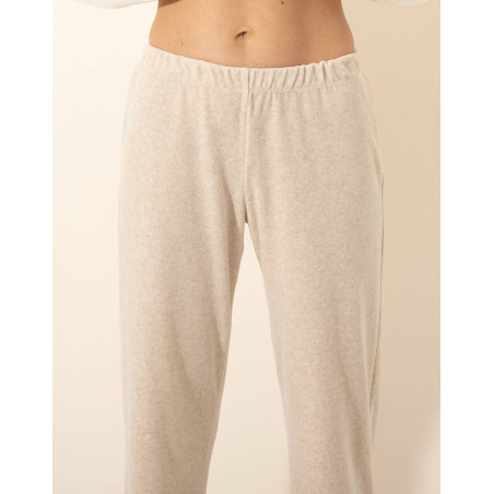 Cotton pyjamas PILATE 312 Marl Beige / Ecru | Le Chat