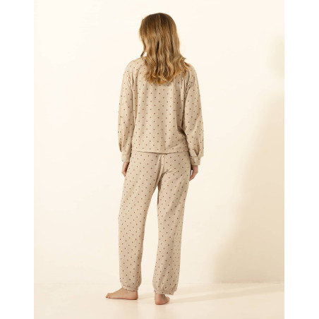 Ensemble Sweat PLEINELUNE 322 Beige | Le Chat