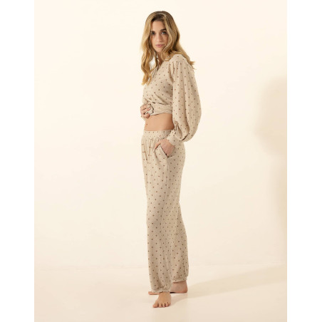 Ensemble Sweat PLEINELUNE 322 Beige | Le Chat