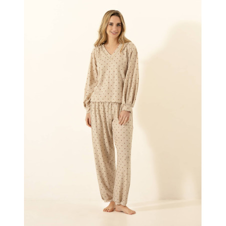 Ensemble Sweat PLEINELUNE 322 Beige | Le Chat